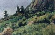 Johann Georg Grimm Trecho de paisagem France oil painting artist
